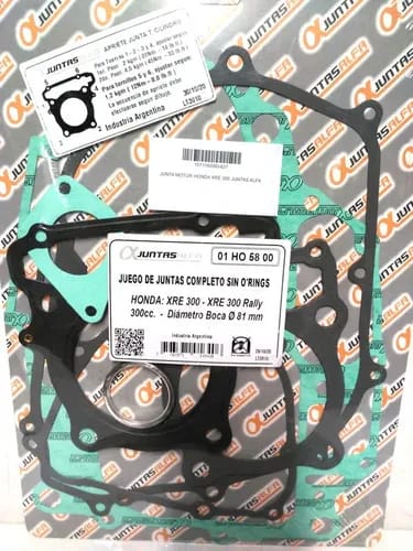 JUEGO DE JUNTAS COMPLETO CON O'RING para HONDA XRE300
