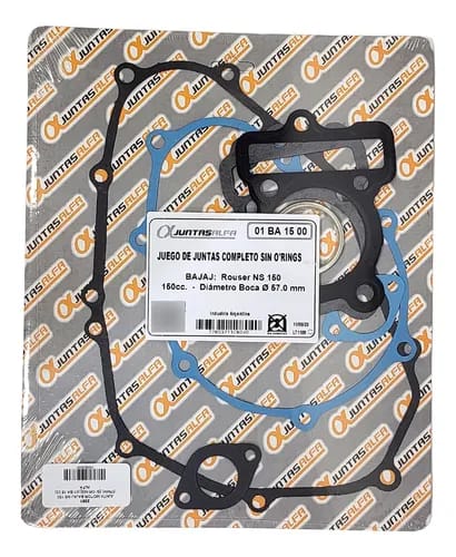JUEGO DE JUNTAS COMPLETO SIN O'RING para ROUSER NS150