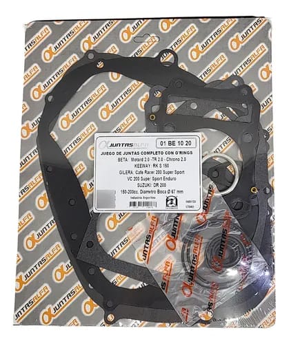 JUEGO DE JUNTAS COMPLETO CON O'RING para MOTARD 2.0