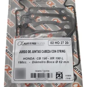 Juego de cabeza de cilindro sin O'rings ALFA para HONDA CB190- XR190L