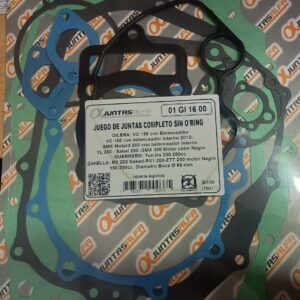 JUEGO DE JUNTAS COMPLETO SIN O'RING, para varillero 150 con balanceador interno tipo GILERA VC150, Zanella ZTT 200, etc