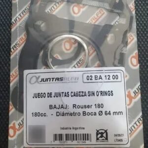 Juego de cabeza de cilindro sin O'rings ALFA para ROUSER 180