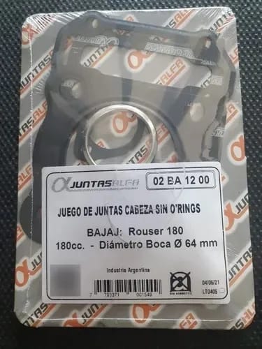 Juego de cabeza de cilindro sin O'rings ALFA para ROUSER 180