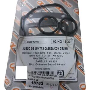 Juego de cabeza de cilindro sin O'rings ALFA para HONDA CG125