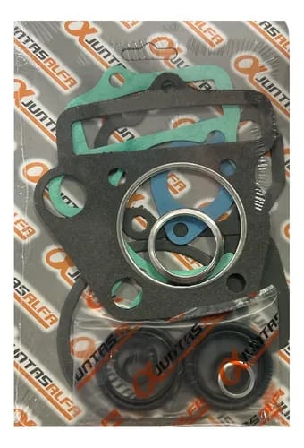 Juego de juntas de cabezal ALFA con o'rings para motos 110 carrera larga