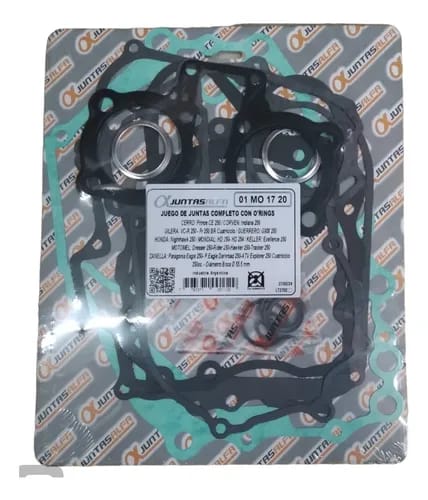 JUEGO DE JUNTAS COMPLETO CON O'RING para CERRO PRINCE 250/ HONDA NIGHTHAWK/ ZANELLA PATAGONIA 250