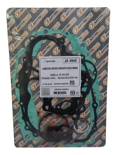 Juego de juntas ALFA sin o'rings para ZANELLLA ZR 200 OHC