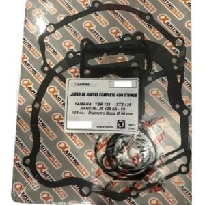 Juego de juntas completo con O'rings ALFA para YBR 125/XTZ 125