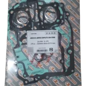 JUEGO DE JUNTAS COMPLETO CON O'RING para GILERA CUSTOM 275