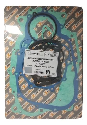JUEGO DE JUNTAS COMPLETO CON O'RING para MOTOMEL SKUA 250 CADENERO