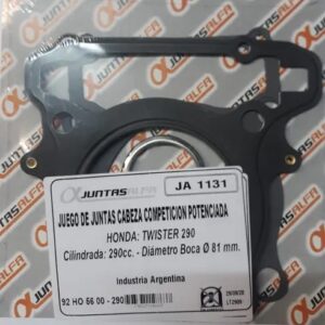 Juego de juntas de cabezal ALFA potenciado HONDA TWISTER 290
