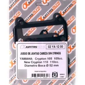 Juego de juntas de cabezal ALFA sin O'rings para YAMAHA CRYPTON 105/ NEW CRYPTON 110