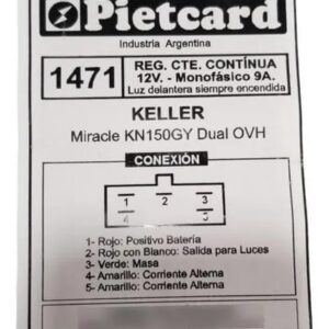 REGULADOR 1471 PIETCARD
