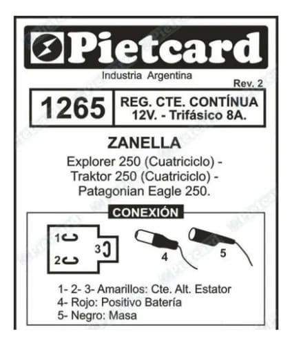 REGULADOR PIETCARD 1265