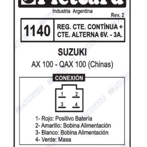 REGULADOR 1140 PIETCARD