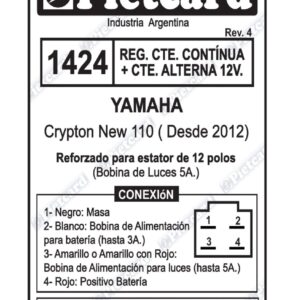 REGULADOR 1424 PIETCARD
