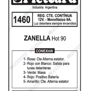 REGULADOR 1460 PIETCARD
