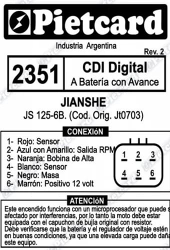 CDI PIETCARD 2351 JIANSHE JS
