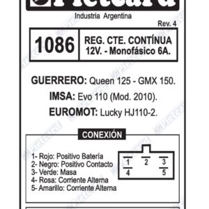 REGULADOR 1086 PIETCARD