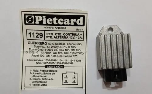 REGULADOR 1129 PIETCARD