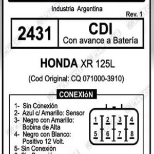 CDI PIETCARD 2431 XR 125L