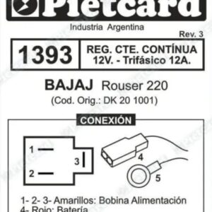 REGULADOR PIETCARD 1393