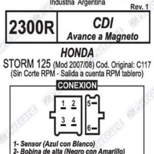 CDI PIETCARD RACING 2300R HONDA STORM 125