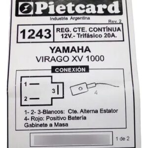 REGULADOR 1243 PIETCARD