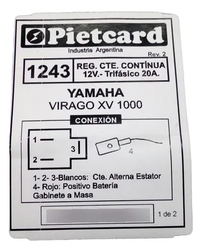 REGULADOR 1243 PIETCARD