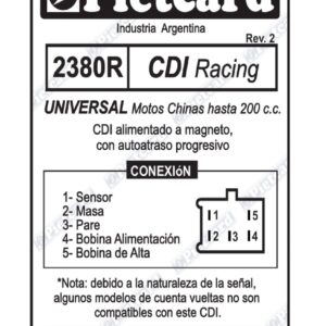 CDI PIETCARD RACING 2380R universal
