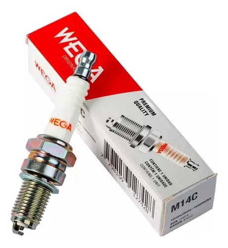 Bujía WEGA M14C (D8EA) Varilleros